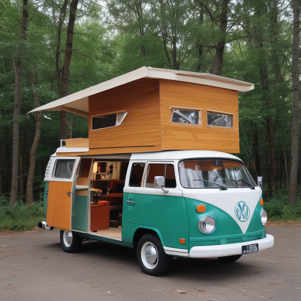 Modern camper van